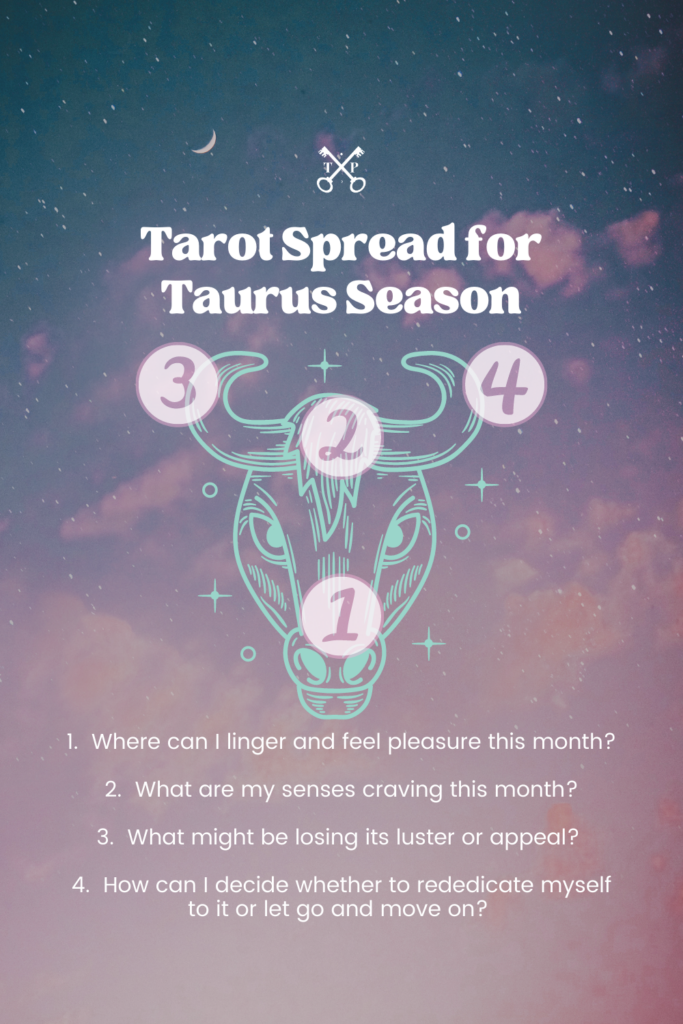 Two Tarot Spreads Inspired by Taurus Season - The Tarot Professor